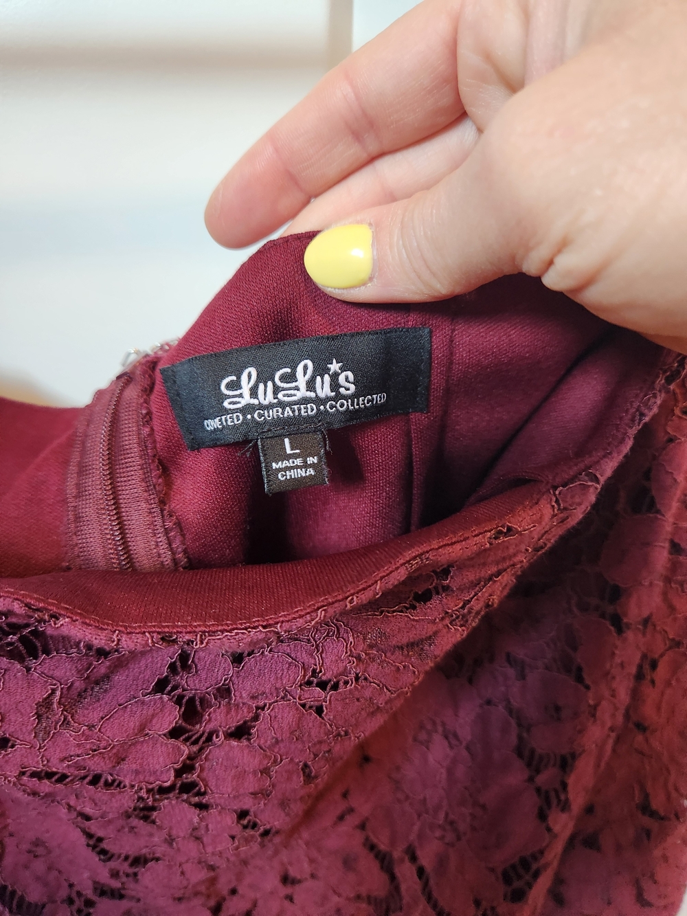 Lulus ‘Turn Back Time’ Burgundy Two Piece Set - Picture 8 of 10